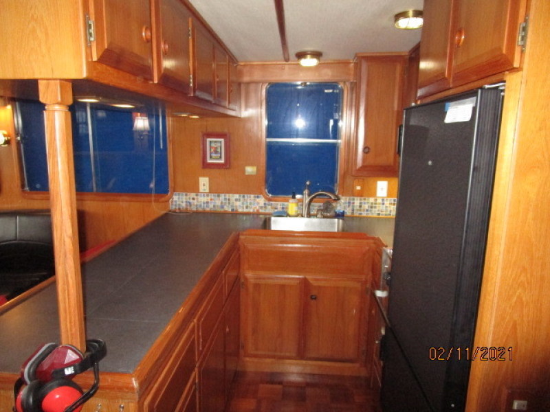 49' DeFever galley2