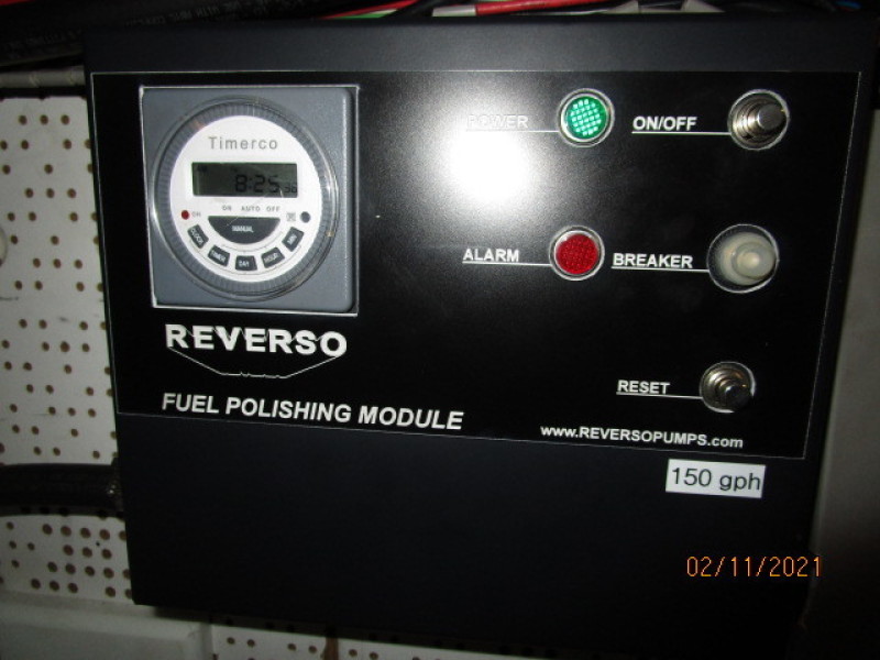 49' DeFever fuel polishing system