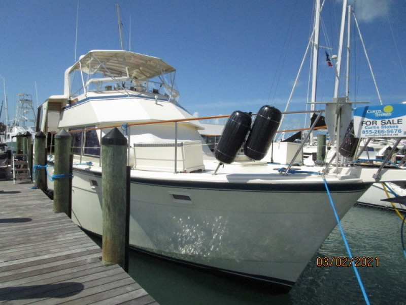 48' Hatteras starboard forward profile1