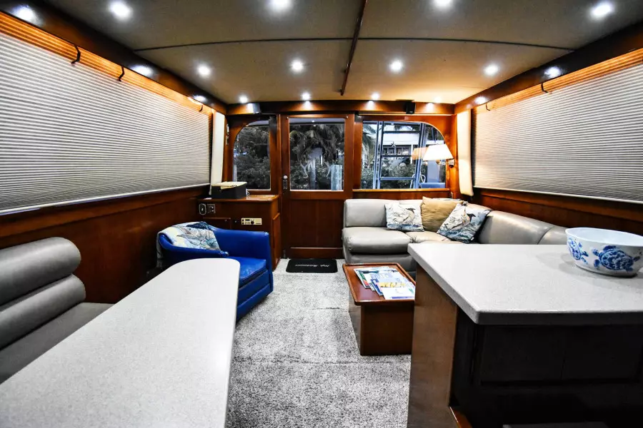 Salon And Galley Looking Aft