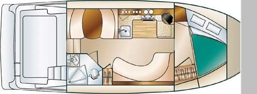 2001 Silverton 330 Sport Bridge