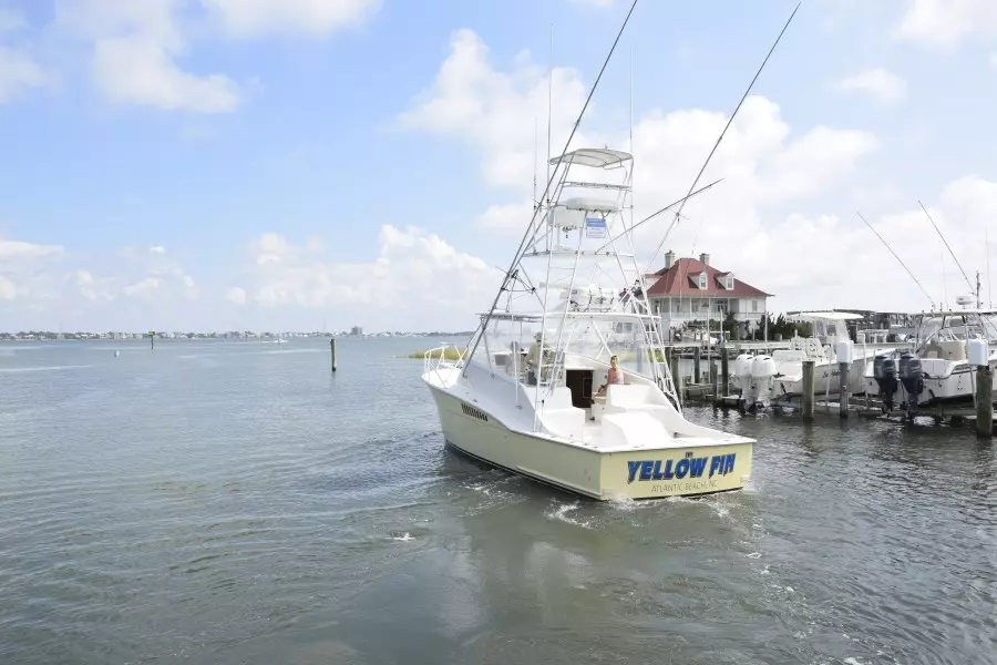 Yellow Fin 36ft Hatteras Yacht For Sale