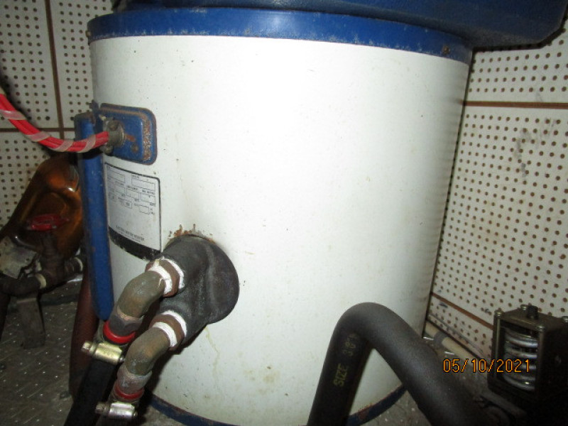 49' Grand Banks water heater