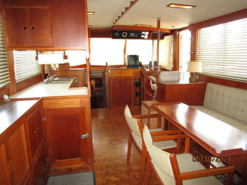 49' Grand Banks salon forward