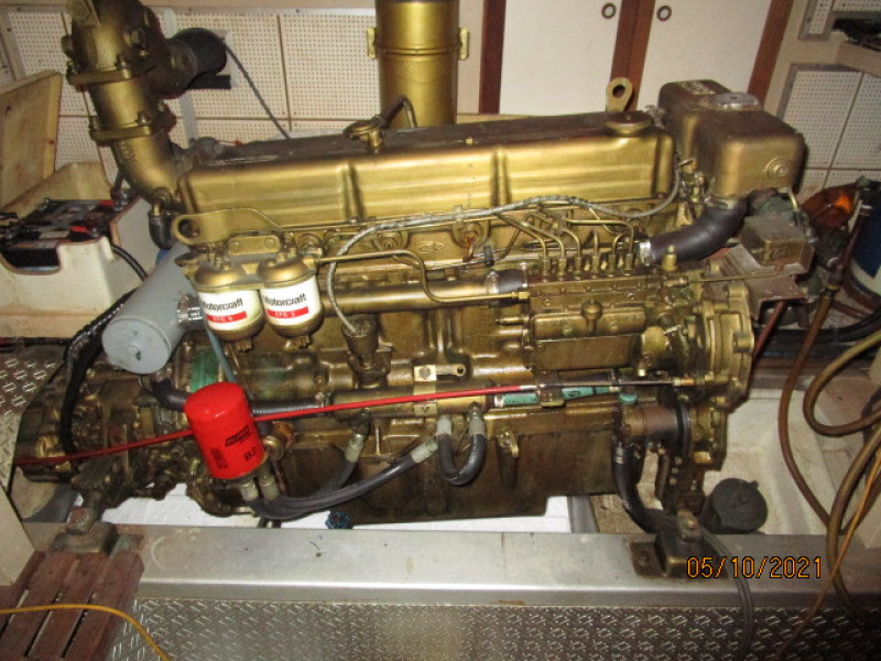 49' Grand Banks port main engine