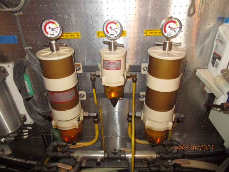55' Symbol Racor fuel fiters
