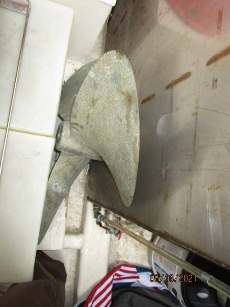 55' Symbol spare propeller