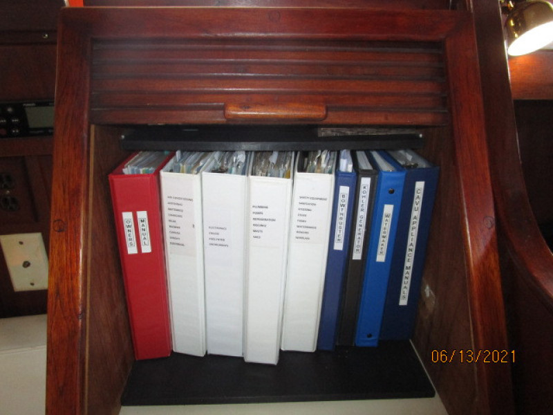 51' Morgan ship's manuals