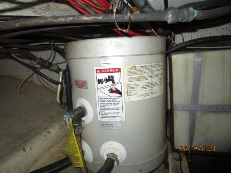 36' Kadey-Krogen water heater