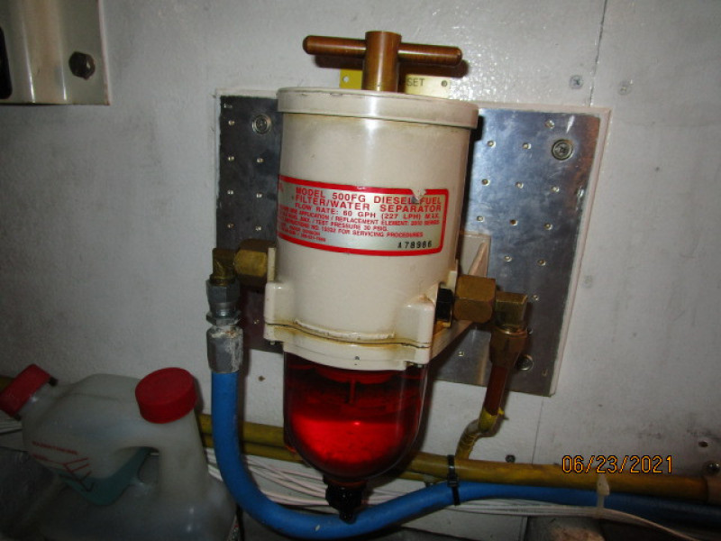 45' Symbol generator Racor fuel filter