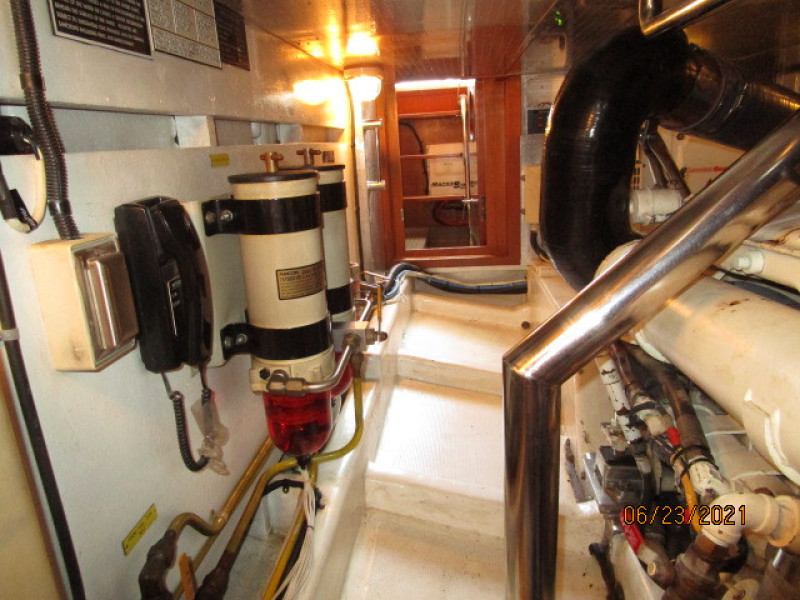 45' Symbol engine room starboard aft