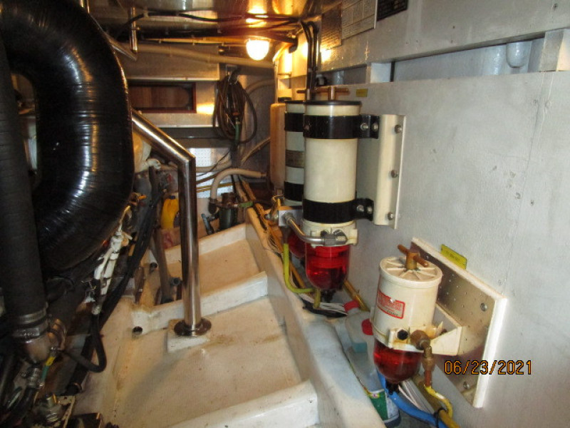 45' Symbol engine room starboard forward