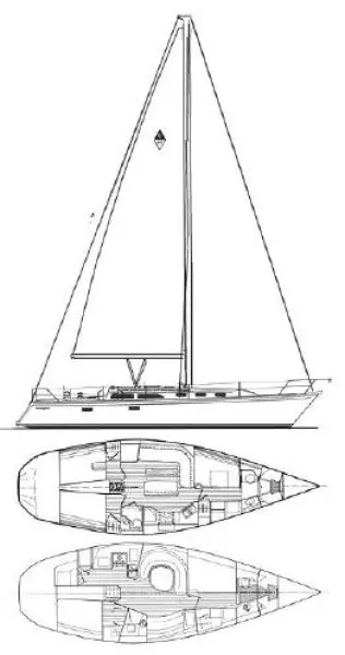 1990 Catalina 42 - 3 Cabin