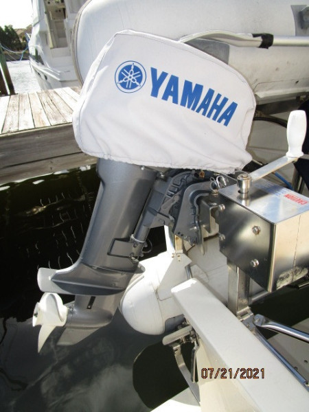 34' Mainship tender outboard