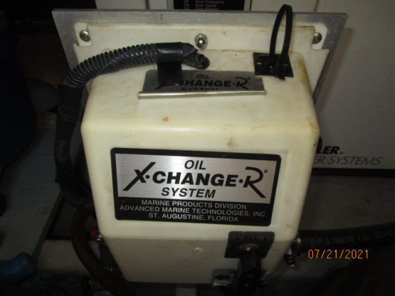 34' Mainship oil change system