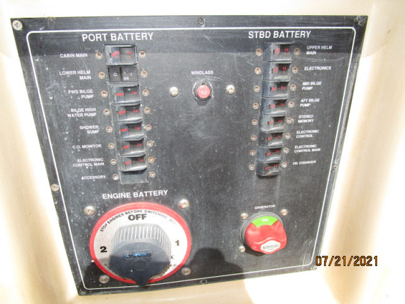 34' Mainship electrical panel2
