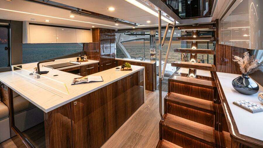 014 Riviera 64 SMY SII Galley 1
