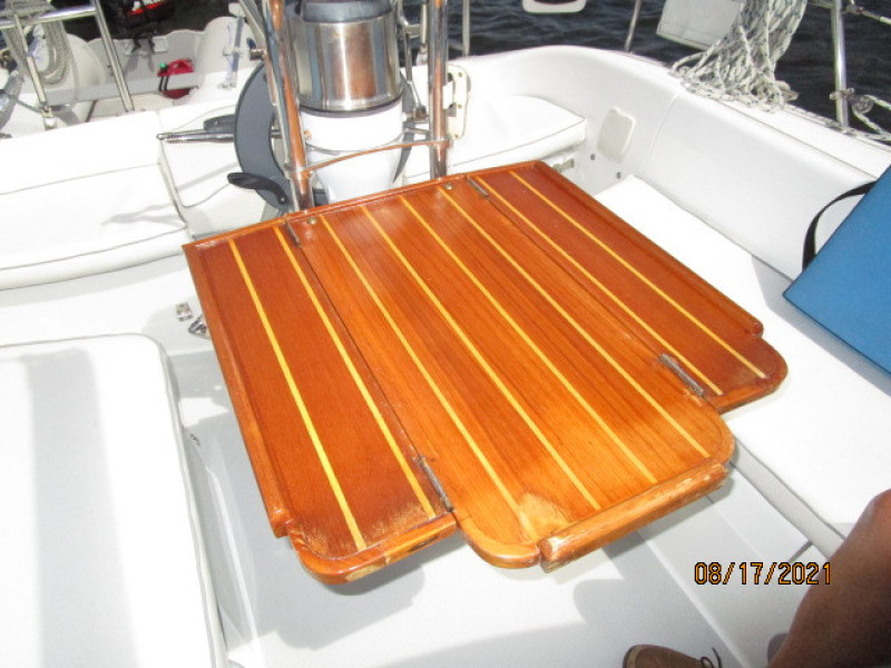 34' Catalina cockpit table