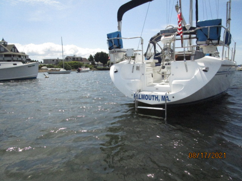 34' Catalina swimplatform