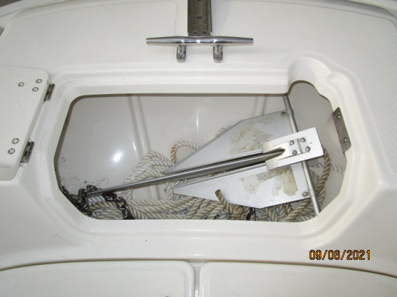 24' Boston Whaler anchor locker