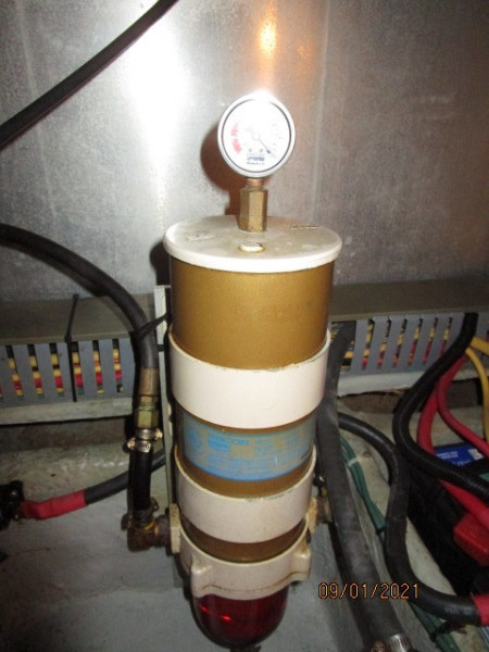 43' Mainship port Racor fuel filter