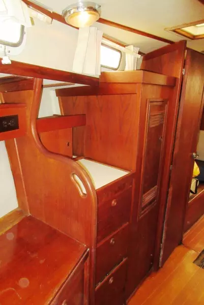 Fore Cabin storage, starboard aft