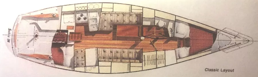 Sabre 38 Mk I Classic Layout