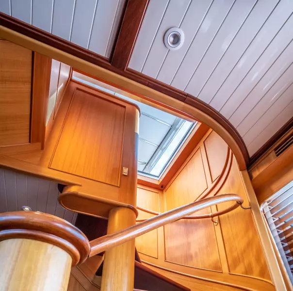 Stairs To Flybridge