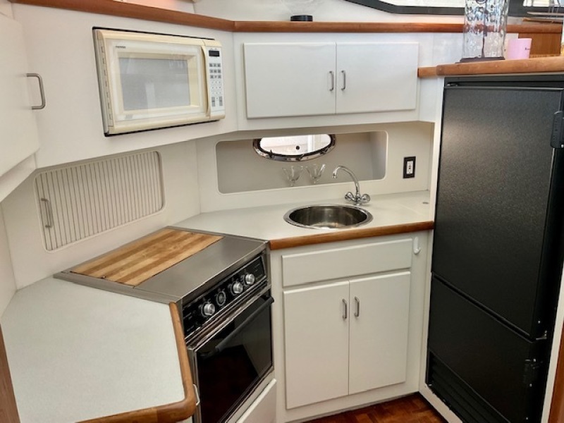 25 Silver Linings 1994 Carver 370 AC Galley 4
