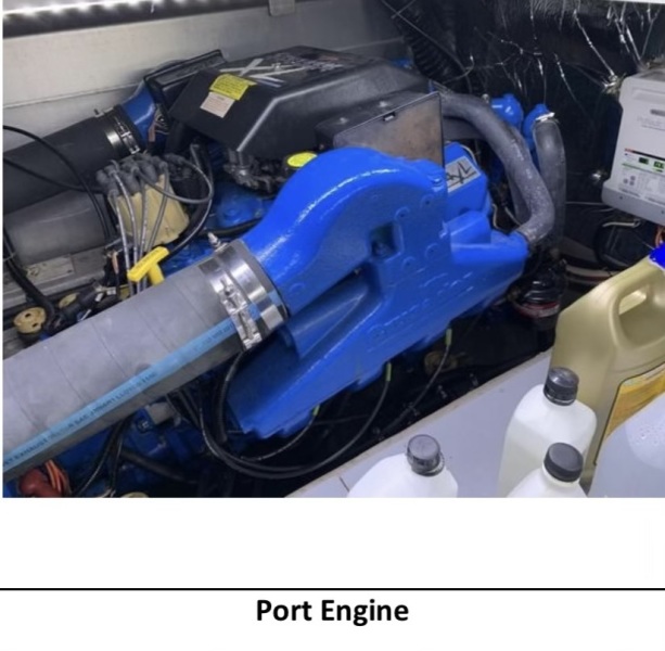 45 Silver Linings 1994 Carver 370 AC Port Engine