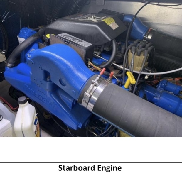 46 Silver Linings 1994 Carver 370 AC Starboard Engine
