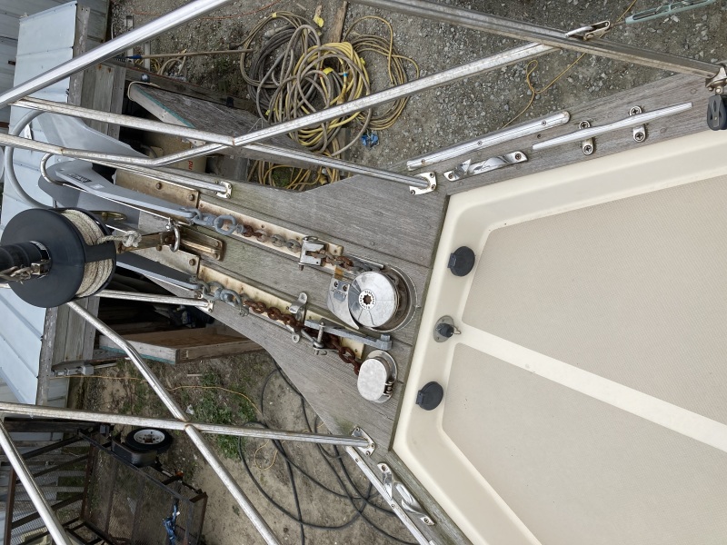Bow, anchors