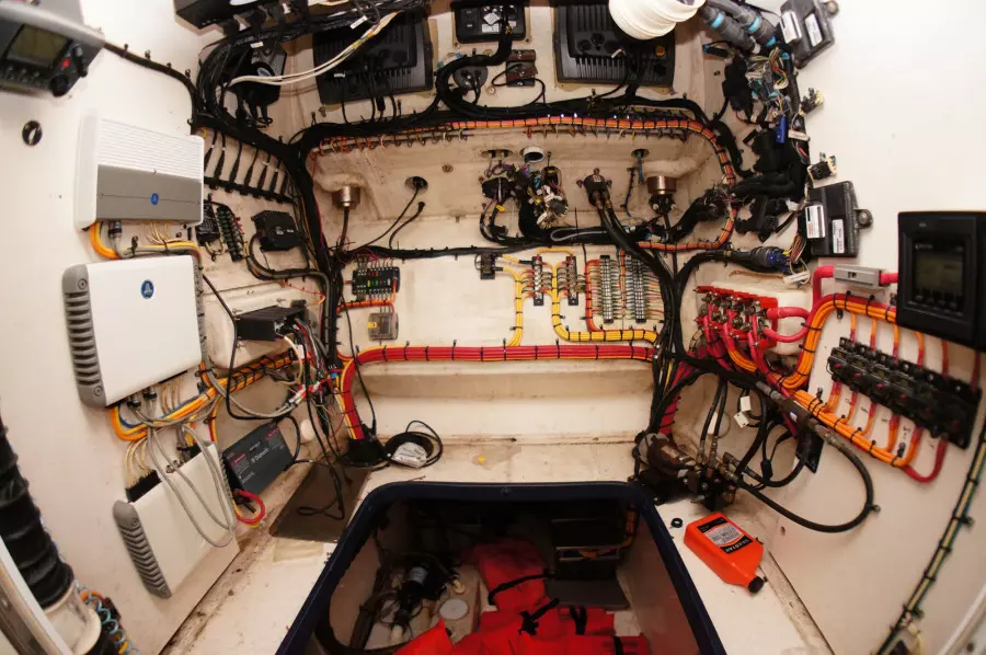 Wiring Behind Helm