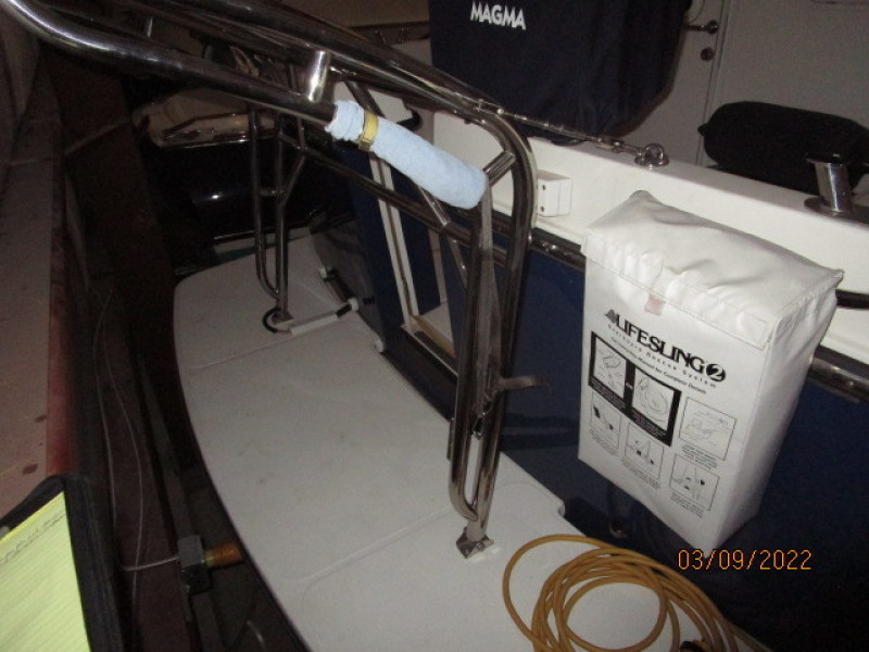 34' American Tug swimplatform