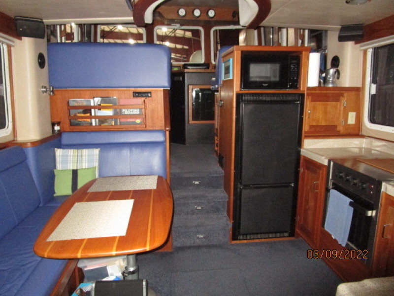 34' American Tug salon forward2