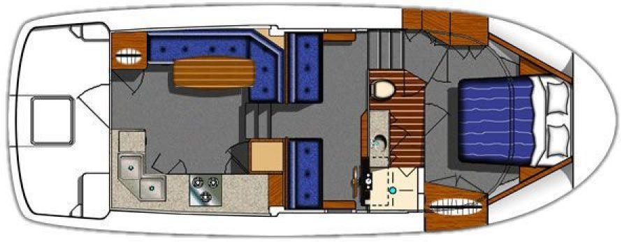 34' American Tug layout