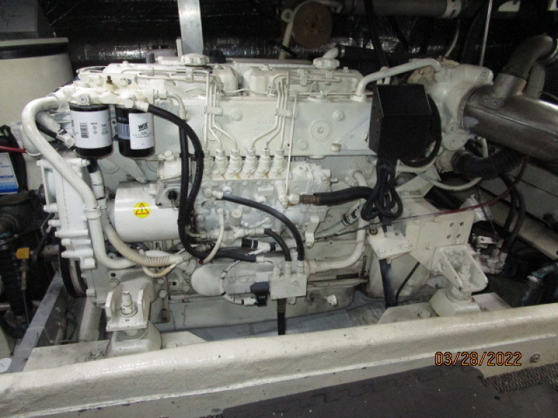 44' Navigator starboard main engine