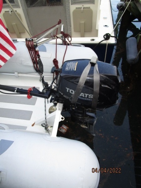 27' Albin tender outboard