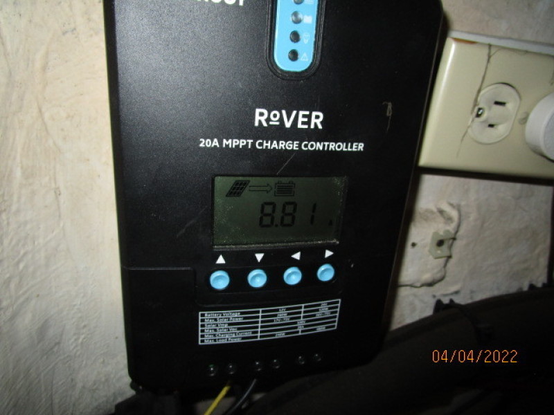 27' Albin solar charger controller