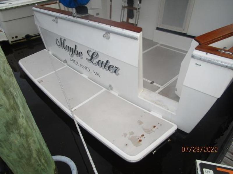 38' Bayliner swimplatform