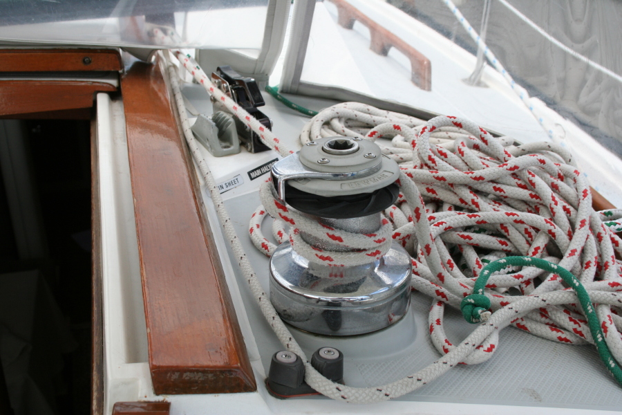 Running Rigging led into Cockpit