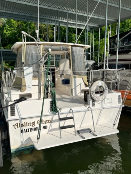 8 Aisling Gheal 2001 Endeavour 36 TrawlerCat Aft View