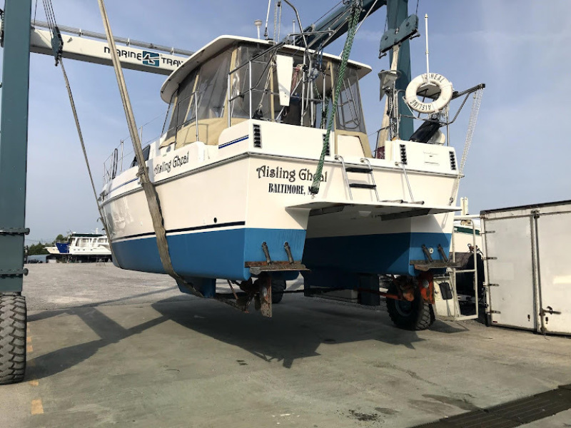 3 Aisling Gheal 2001 Endeavour 36 TrawlerCat In The Slings