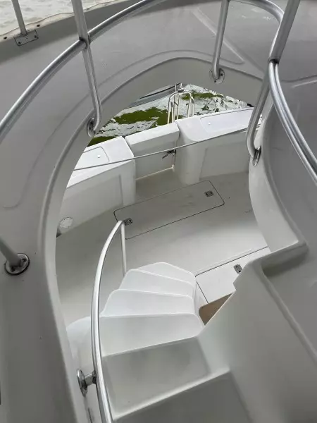 Staircase leading Below to Main Deck