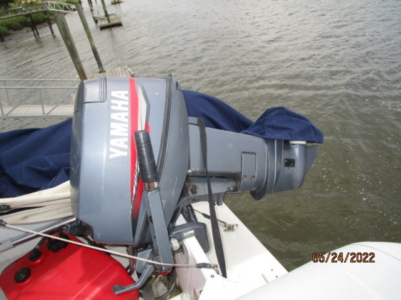 43' Hatteras tender outboard