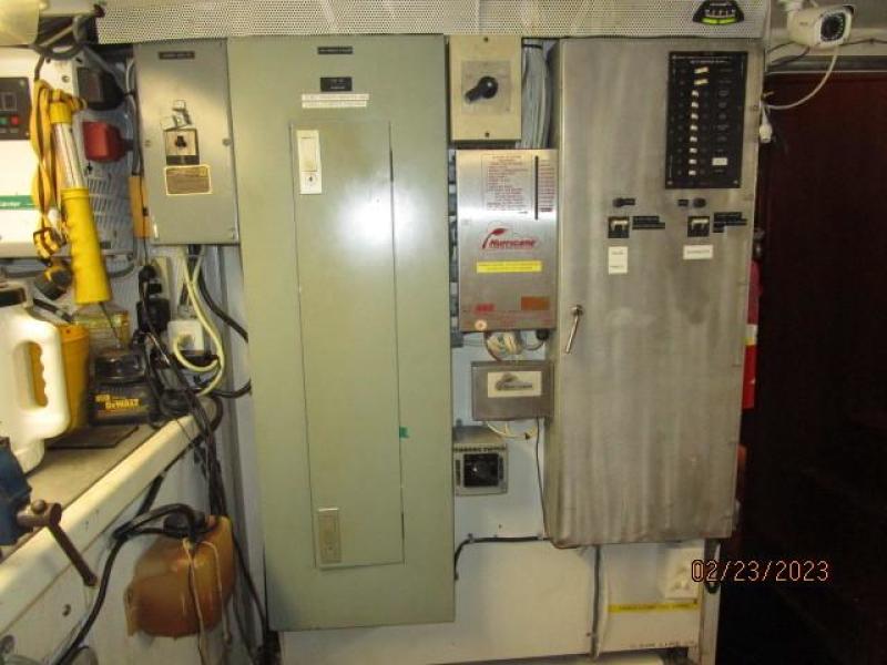 Bray Passagemaker engine room electrical panel