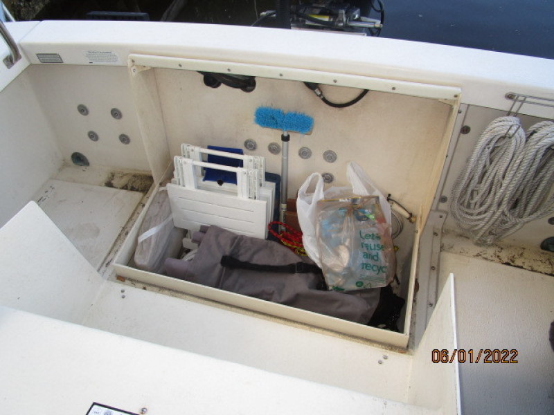 25' Rosborough transom storage
