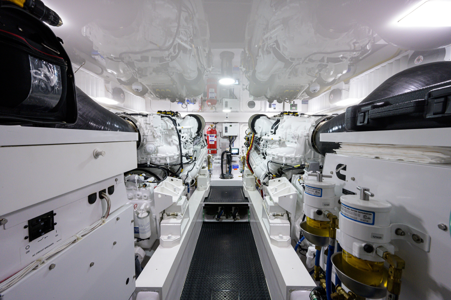 Viking 68 Uptight-Engine Room