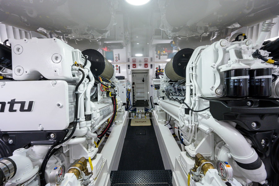 Viking 68 Uptight-Engine Room