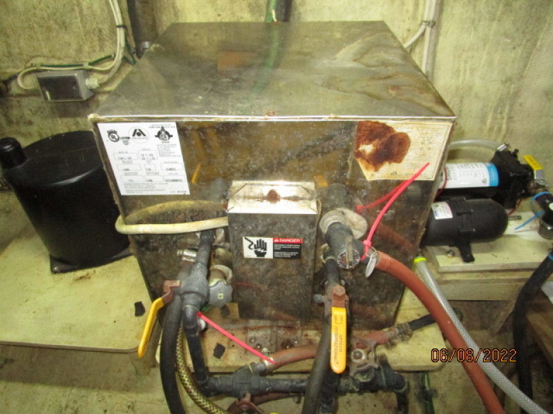 42' Grand Banks water heater